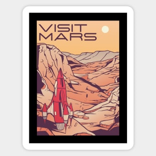 Visit Mars Sticker